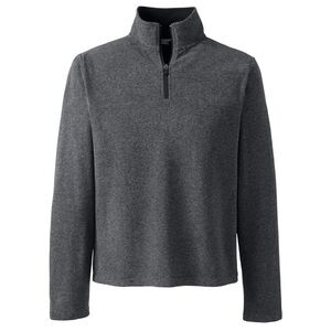 Men’s quarter zip grey fleece jacket